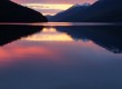 Beautiful sunset on Issac Lake